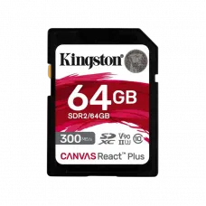 Card de Memorie Kingston Canvas React Plus, 64GB (SDR2/64GB)