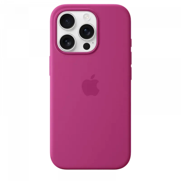 Чехол Apple iPhone 16 Pro Silicone Case with MagSafe, Фуксия