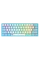 Tastatură Havit KB877L, Cu fir / Fără fir, Albastru/Alb