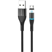 Кабель для зарядки и синхронизации XO NB125, USB Type-A/micro-USB, 1м, Чёрный