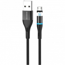 Cablu încărcare și sincronizare XO NB125, USB Type-A/micro-USB, 1m, Negru