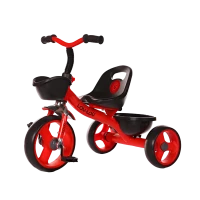 Трехколесный велосипед Kikka Boo Lou-Lou Solo, Красный | Черный