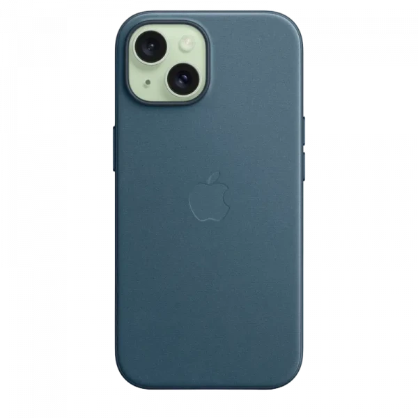 Чехол Apple iPhone 15 Plus FineWoven Case with MagSafe, Pacific Blue