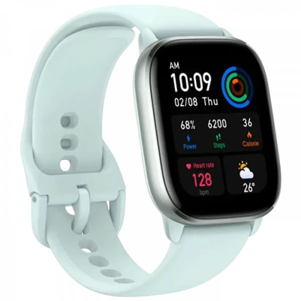 Умные часы Xiaomi Amazfit GTS 4 Mini, 42мм, Mint Blue