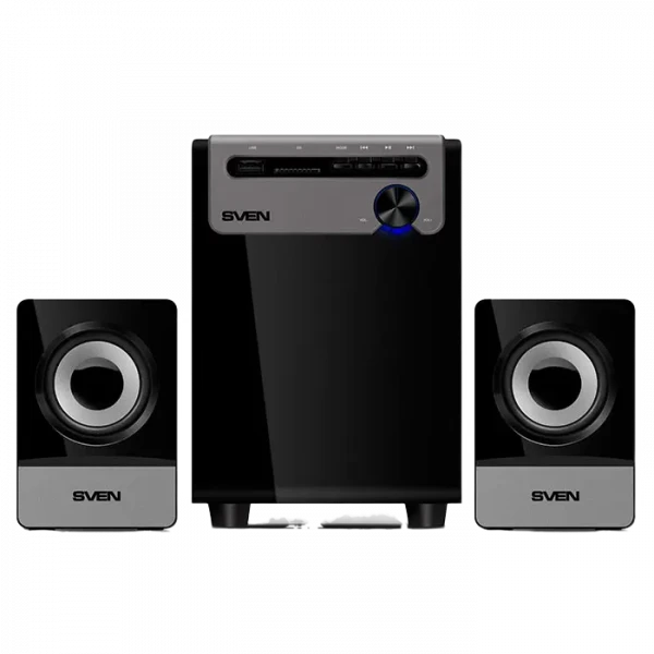 Компьютерные колонки 2.1 SVEN MS-110, Чёрный