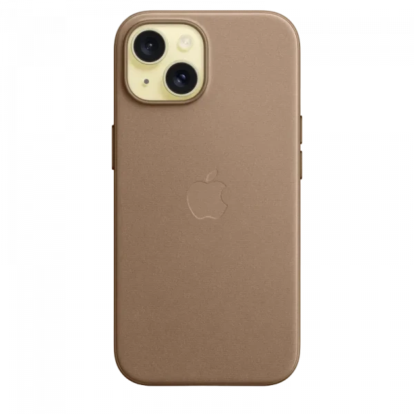 Husă Apple iPhone 15 FineWoven Case with MagSafe, Taupe