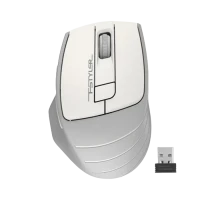 Mouse Wireless A4Tech FG30S, Alb/Gri