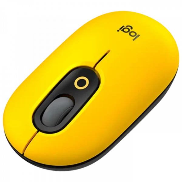 Mouse Wireless Logitech POP, Galben