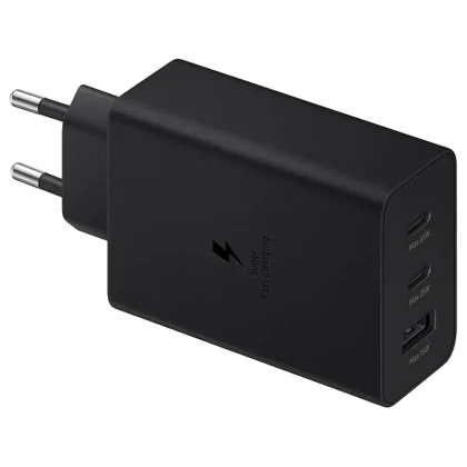 Încărcător Samsung Trio Fast Travel Charger EP-T6530, 65W, Negru