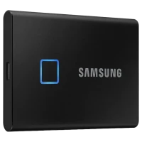 SSD portabil extern Samsung Portable SSD T7 Touch, 2 TB, Negru (MU-PC2T0K/WW)