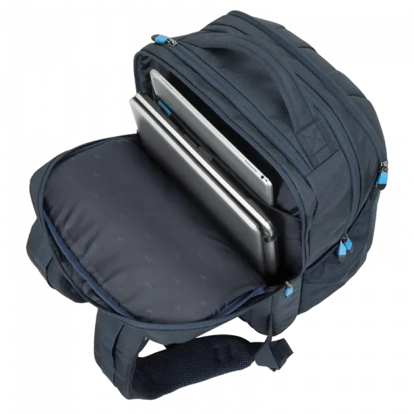 Rucsac de călătorie RivaCase Borneo, 17.3, Poliester, Albastru închis