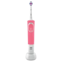 Электрическая зубная щетка Oral-B Vitality 100 Cross Action, Белый Розовый