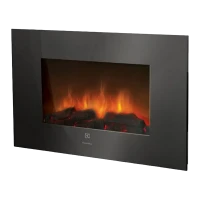 Электрический камин Electrolux EFP/W-1250ULS, 2000Вт, Чёрный