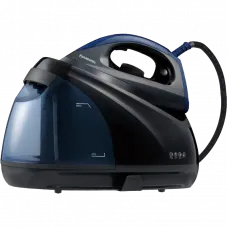 Fier de călcat cu generator de abur Panasonic NI-GT200ATW, 2400W, Negru/Albastru
