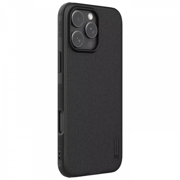Husă Nillkin iPhone 16 Pro - Super Frosted Shield Pro Magnetic, Negru