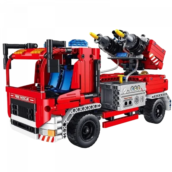 Constructor XTech Fire Truck with Water Spraying