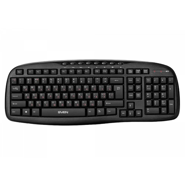 Клавиатура и мышь SVEN KB-C3600W, Беспроводное, Чёрный