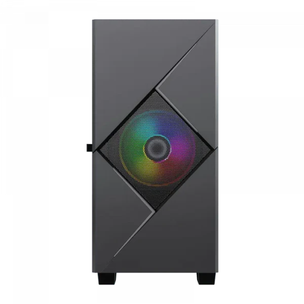 Компьютерный корпус Gamemax Cyclops, Midi-Tower, Без блока питания, Чёрный