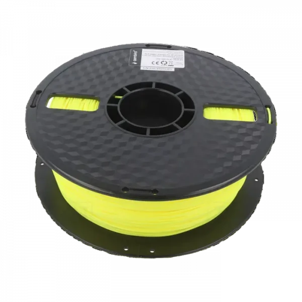 Filament pentru imprimantă 3D Gembird 3DP-PLA1.75-01-FY, PLA, Galben Fluorescent, 1.75 mm, 1kg