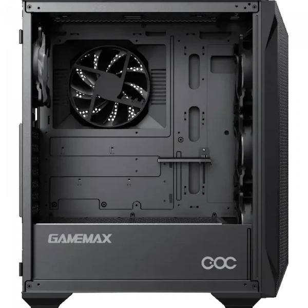 Компьютерный корпус Gamemax Brufen C1, Midi-Tower, Без блока питания, Чёрный