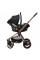 Cărucior 3-în-1 Kikka Boo Vicenza Premium, Negru
