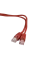 Patch cord Cablexpert PP6U-0.25M/R, Cat6 UTP, 0,25m, Roșu