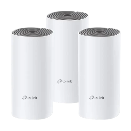 Домашняя Mesh Wi-Fi система TP-LINK Deco E4 (3-pack), Белый