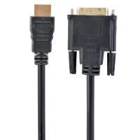 Cablu Video Cablexpert CC-HDMI-DVI-15, HDMI (M) - DVI-I (M), 4,5m, Negru