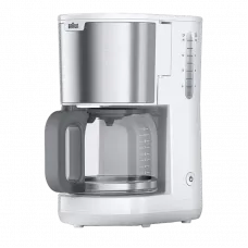 Cafetiera cu picurare Braun KF1500 WH, 1000W, Alb