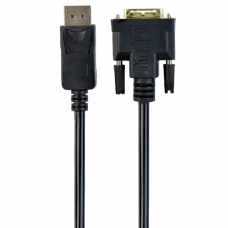 Cablu Video Cablexpert CC-DPM-DVIM-1M, DisplayPort (M) - DVI-D (M), 1m, Negru