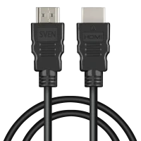 Видео кабель SVEN SV-016548, - HDMI (M), 1,8м, Чёрный
