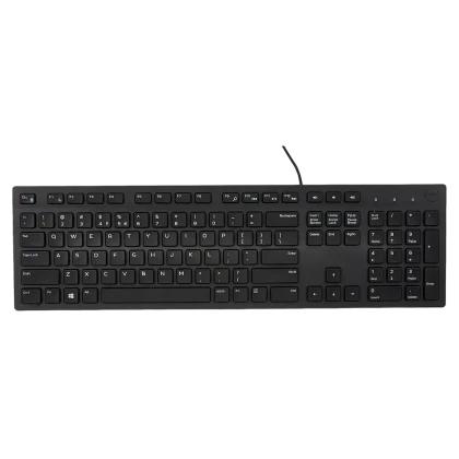 Клавиатура DELL KB216, Проводное, Чёрный