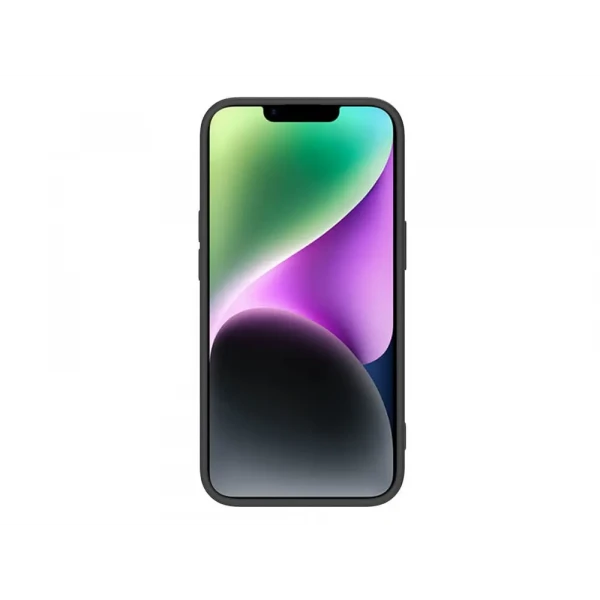 Husă Nillkin iPhone 14, CamShield Silky Silicone, Negru