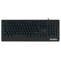 Tastatură SVEN KB-G8300, Cu fir, Negru