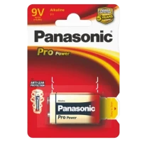 Прямоугольная батарея Panasonic 6LR61XEG, Крона, 1шт.