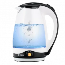 Fierbător electric VITEK VT-7027 BW, Transparent