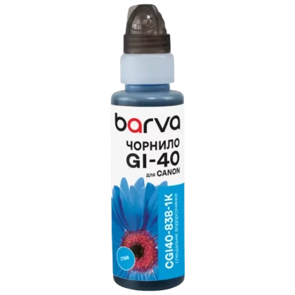 Recipient de cerneală Barva CGI40-838, 100ml, Cyan