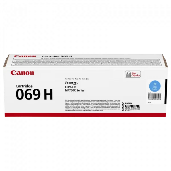 Cartuș laser Canon CRG-069H, Cyan