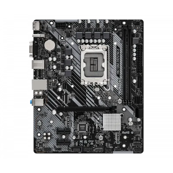 Материнская плата ASRock H610M-HDV/M.2, LGA1700, Intel H610, Micro-ATX