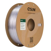 Filament pentru imprimantă 3D ESUN PETG Transparent, 1,75 mm, 1 kg