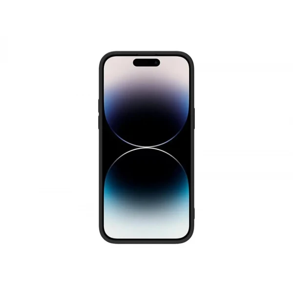 Husă Nillkin iPhone 14 Pro, CamShield Silky Silicone, Negru