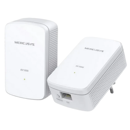 Powerline Adapter TP-LINK MP500 KIT, AV1000, 1000 Mbps, Alb