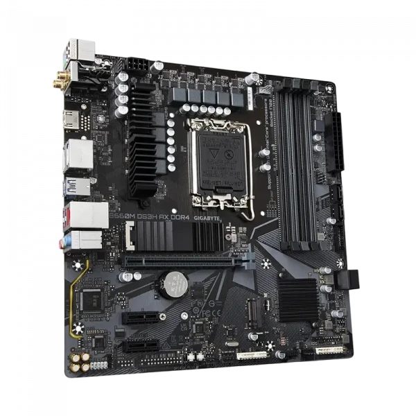 Placă de bază Gigabyte B660M DS3H AX DDR4, LGA1700, Intel B660, Micro-ATX