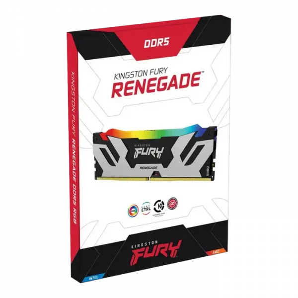 Memorie RAM Kingston FURY Renegade RGB, DDR5 SDRAM, 7600 MHz, 32 GB, KF576C38RSAK2-32
