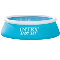 Piscină gonflabilă Intex Easy Set, 886L, Albastru deschis, 28101