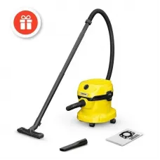 Aspirator Karcher WD 2 Plus V-12/4/18 + Filtre-saci KFI 357, Galben