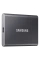 SSD portabil extern Samsung Portable SSD T7, 2 TB, Grey (MU-PC2T0T/WW)