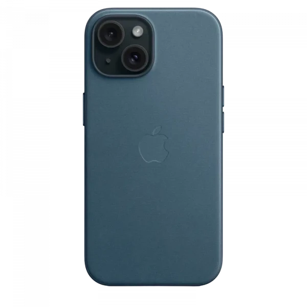 Чехол Apple iPhone 15 FineWoven Case with MagSafe, Pacific Blue
