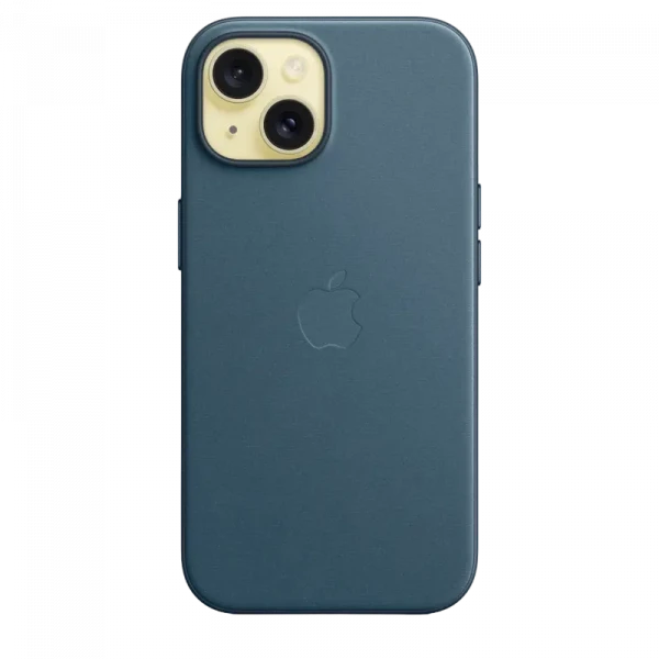 Чехол Apple iPhone 15 FineWoven Case with MagSafe, Pacific Blue