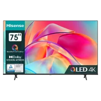 75 QLED SMART TV Hisense 75E7KQ, 3840x2160 4K UHD, VIDAA U6.0, Negru